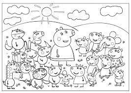 Peppa pig is a british preschool animated tv series directed and produced by astley baker davies in association with entertainment one which initially aired on 31 may 2004. Peppa Pig Coloring Pages Kids Pages Info