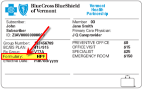 Policy and group number are generally the same so if your card has one or the other you should be good. National Performance Formulary Npf Blue Cross Blue Shield Of Vermont