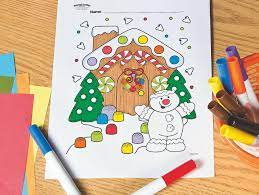 After you're finished with these, we have a lot more christmas coloring pages available on the wite. Gingerbread House Free Printable Coloring Page Fun365