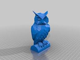 New Paper Craft Animal Paper Model Lowpoly Owl Ver 3 Free Template Download At Papercraftsquare Com Paper Models Paper Animals Paper Owls