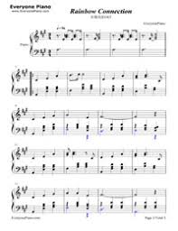 Display & download higher quality music. Rainbow Connection The Muppet Movie Ost Free Piano Sheet Music Piano Chords