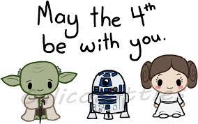 (star wars 40th anniversary meme.) May The May The Fourth Be With You Cartoon Clipart Large Size Png Image Pikpng