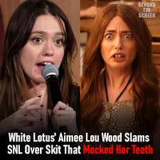 Aimee Lou Wood from The White Lotus is calling out SNL after a skit mocked  her appearance, saying it felt "mean" and "not even funny." What do you  think—valid callout or overreaction?