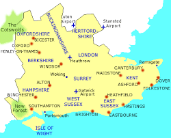 Download Map Uk South East Major Tourist Attractions Maps Map Tourist Attraction Folkestone