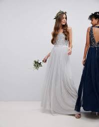 Maya Tall Cami Strap Sequin Top Tulle Detail Maxi Bridesmaid Dress Maxi Bridesmaid Dresses Bridesmaid Bridesmaid Dress Styles