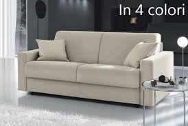 Il divano letto è perfetto per i piccoli ambienti, poiché è una soluzione due in uno. Divano Pronto Letto Matrimoniale 3 Posti In Tessuto Sfoderabile