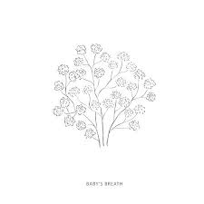 Colorful vintage vector illustration, watercolor style france provence retro pattern for romantic fresh design concept. Babys Breath Cliparts Stock Vector And Royalty Free Babys Breath Illustrations
