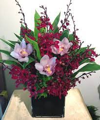 Chinese New Year Flower Arrangement Orchid Flower Arrangements Chinese New Year Flower Flower Vase Arrangements