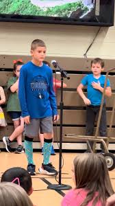 Rock Springs Elementary School third grade champion hog caller Levi  Ratliff, who competed for schoolwide winner at Thursday's annual  Storytelling Festival and Grandparents Day at the school. Video ...