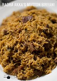 Tamilnadu Style Mutton Biryani