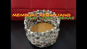 Tutorial membuat keranjang bulat dari koran bekas temukan kami di instagram @henscraftproduction henscraftproduction. Cara Membuat Keranjang Dari Koran Bekas Youtube