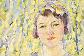 Sold at Auction: Joseph Raphael, Joseph Morris Raphael (1869-1950)  'Portrait of Johanna Frederika Jantina Blok-Rinke (1901-1957)', signed  lower right, canvas. H. 76 cm. W. 54 cm. Madam Blok-Rinke was married to  Arie