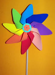 Windrad Aus Moosgummi Windrad Basteln Basteln Windrad