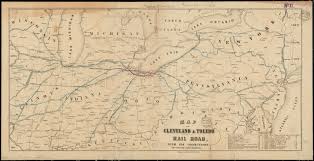 Your trip begins in toledo, ohio. Map Of Cleveland Toledo Rail Road With Its Connections Norman B Leventhal Map Education Center