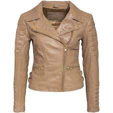 Primeboots Prime Tog Anita Gold Zip Embellished Jacket Beige Jacket Gold Jacket