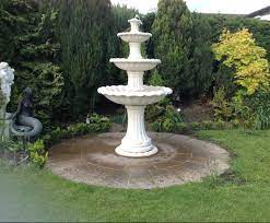 Outdoor tiered fountains are the most popular and recognizable garden fountain design. Large 3 Tiered Barcelona Fountain Stone Garden Ornaments Garden Statues In Uk