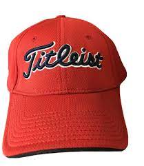 Titleist 1 By New Era Red Stretch Fit Golf Hat Baseball Cap Size L Xl Newera Baseballcap Casual Baseball Hats Baseball Cap Hats