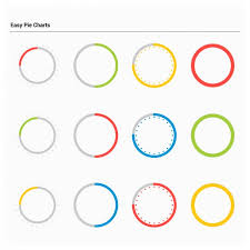 Empty Pie Charts Vector Free Download