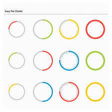 Empty Pie Charts Vector Free Download