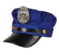 Police Hat Wholesale | with Badge Blue Adult 1425