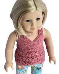 Beach Tank Top for 18” Dolls