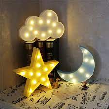 360 lighting modern adjustable desk table lamp with usb charging port warm antique brass living room bedroom bedside nightstand. Lovely Cloud Star Moon Led 3d Night Light Baby Kids Bedroom Night Light Kids Bedroom Night Light Nursery Night Light