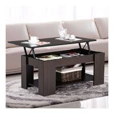 Everybody wishes to have their cup of coffee at the most suitable and convenient environment as the increasing demand forces the sellers to avail of the lift top coffee tables in various styles and designs to meet everybody's needs. Espresso Modern Wood Lift Top Coffee End Table With Storage Space Espresso Living Room Furniture Coffee Table With Hidden Storage Shelves Modern Living Room