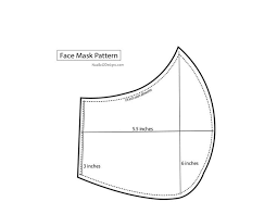 Face Mask Pattern Free Printable Sewing Face Mask Pattern Free Printable O Design Mask Tutorial Face Mask Tutorial