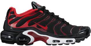 Pre Owned Nike Air Max Plus Black University Red In Black University Red Team Red Modesens Nike Air Max Plus Air Max Plus Nike Air Max