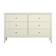 Give your bedroom a beautiful rustic style makeover with the ameriwood home farmington 6 drawer dresser. Ameriwood Home Franklin 6 Drawer Dresser In Soft White 6228013com