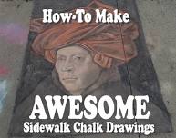 How to Make Awesome Sidewalk Chalk Drawings
