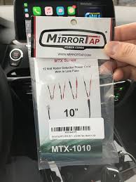 I don't know if it actually. Valentine 1 Mount With Mirror Wire Tap