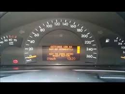 W203 C Class Mercedes Benz Complete Settings Walk Through Youtube
