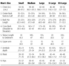 Mens Size Measurements For Crocheting Knitting And Sewing
