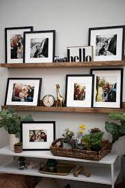 Diy Leather Strap Shelf Easy Crafts And Homemade Decorating Gift Ideas Hgtv Gallery Wall Design Decor Picture Frame Shelves