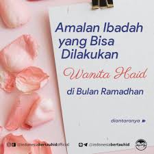 Dalam isu sedekah, tidak disyaratkan bagi seseorang itu akan suci dari sebarang hadas. Indonesia Bertauhid Official Ø¹Ù„Ù‰ ØªÙˆÙŠØªØ± Amalan Ibadah Yang Bisa Dilakukan Wanita Haid Di Bulan Ramadhan Https T Co Yqtcz0s5ss ØªÙˆÙŠØªØ±