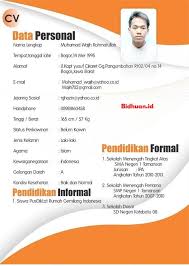 Contoh cv menarik dan kreatif bahasa indonesia. Cara Membuat Cv Menarik Lengkap Dengan Contohnya Berbagi Cerita Opini Edukasi Dan Hiburan