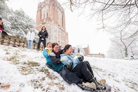 It was a beautiful, snowy day