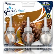 Cashmere Woods Glade Plugins Scented Oil 3 Refills Glade