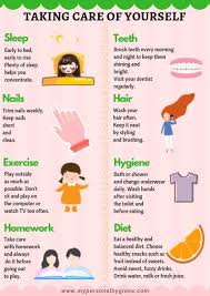 Taking Care Of Yourself Sleep Teeth Nails Hair Exercise