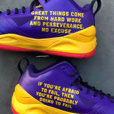 Embiid had custom ua embiid one shoes made for wednesday night's game to honor the late lakers legend kobe bryant, one day after the anniversary of bryant's tragic death in a helicopter crash. Sneaker Con Feed