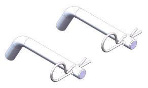 The location of the hitch should be such that the pin of the trailer is located just an inch or so ahead of the center point of the rear axle of your truck. Husky Towing 31456 Fifth Wheel 16k S Hitch Head Retaining Pins