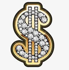 Gold Diamond Dollar Logo Gold Diamond The Dollar Png Transparent Clipart Image And Psd File For Free Download Gold Diamond Earrings Silver Ring Designs Bling