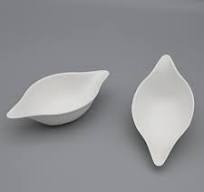Disposable Biodegradable Sugarcane Bagasse Compostable Lemon Shape Plates