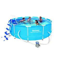 Bestway Piscina Redonda Tubular Steel Pro O366 X 100 Cm Piscina Redonda Inflables Para Piscina Piscinas Portatiles