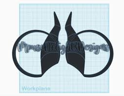 3d Print File Maleficent Horns