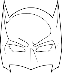 Maschere Di Carnevale Da Colorare Disegno Di Batman Travestimento Per Maschietti Maschere Disegno Di Batman Supereroi
