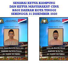 Encik isradzi bin sarbini jawatan : Senarai Ketua Kampung Selangor