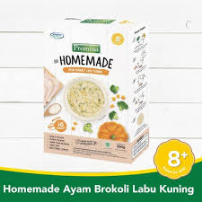 Promina homemade adalah bubur bayi dengan. Jual Promina Homemade Ayam Brokoli Labu Kuning 8m Bubur Bayi 100 G Online April 2021 Blibli