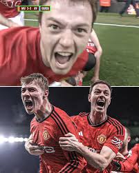 Jonny Evans celebrating late 3-2 wins for Man United against Aston Villa  nearly 14 YEARS apart 🤯 United heritage ❤️